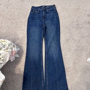 Old Navy Blue Flare Wide Leg Jeans